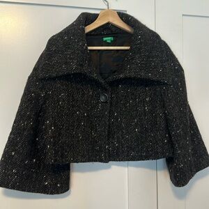 Cropped Business Casual Vintage Cape